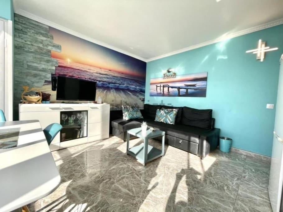 Traumhafte Wohnung Mit Panoramablick Und Pool Playa del Ingles  Bagian luar foto