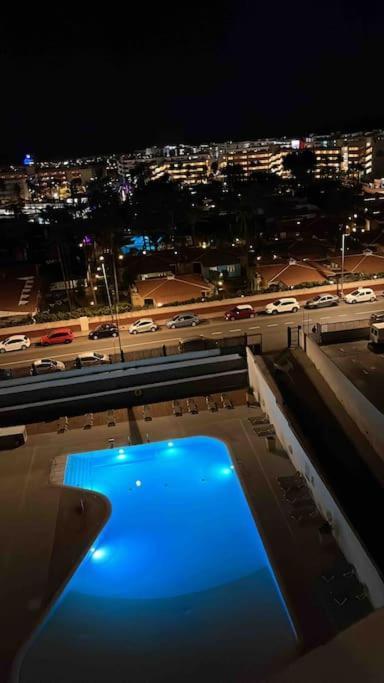 Traumhafte Wohnung Mit Panoramablick Und Pool Playa del Ingles  Bagian luar foto